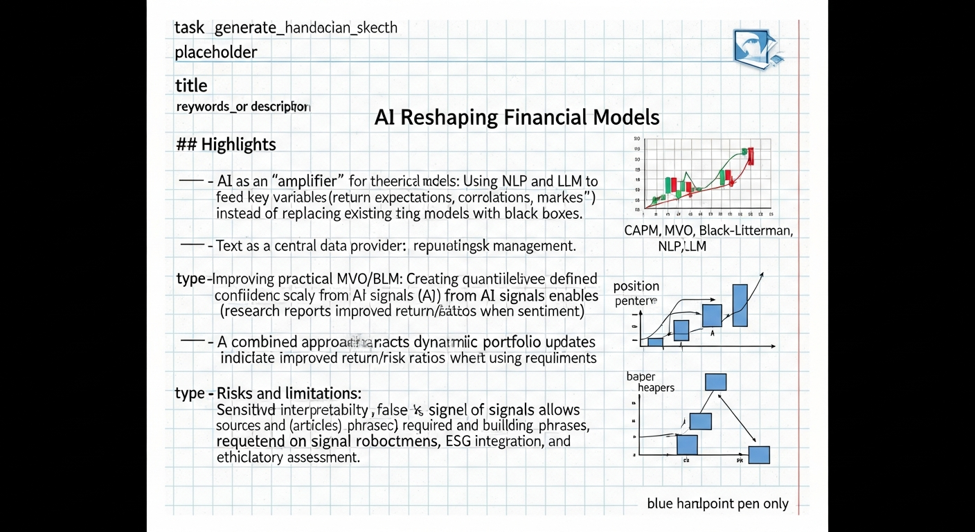 בינה מלאכותית מעצבת מחדש את המודלים הפיננסיים